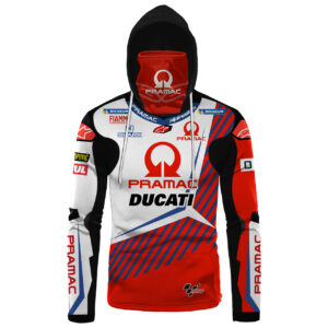 Pramac Ducati Racing Hoodie Mask
