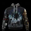 Predator Halloween Horror 3D Hoodie