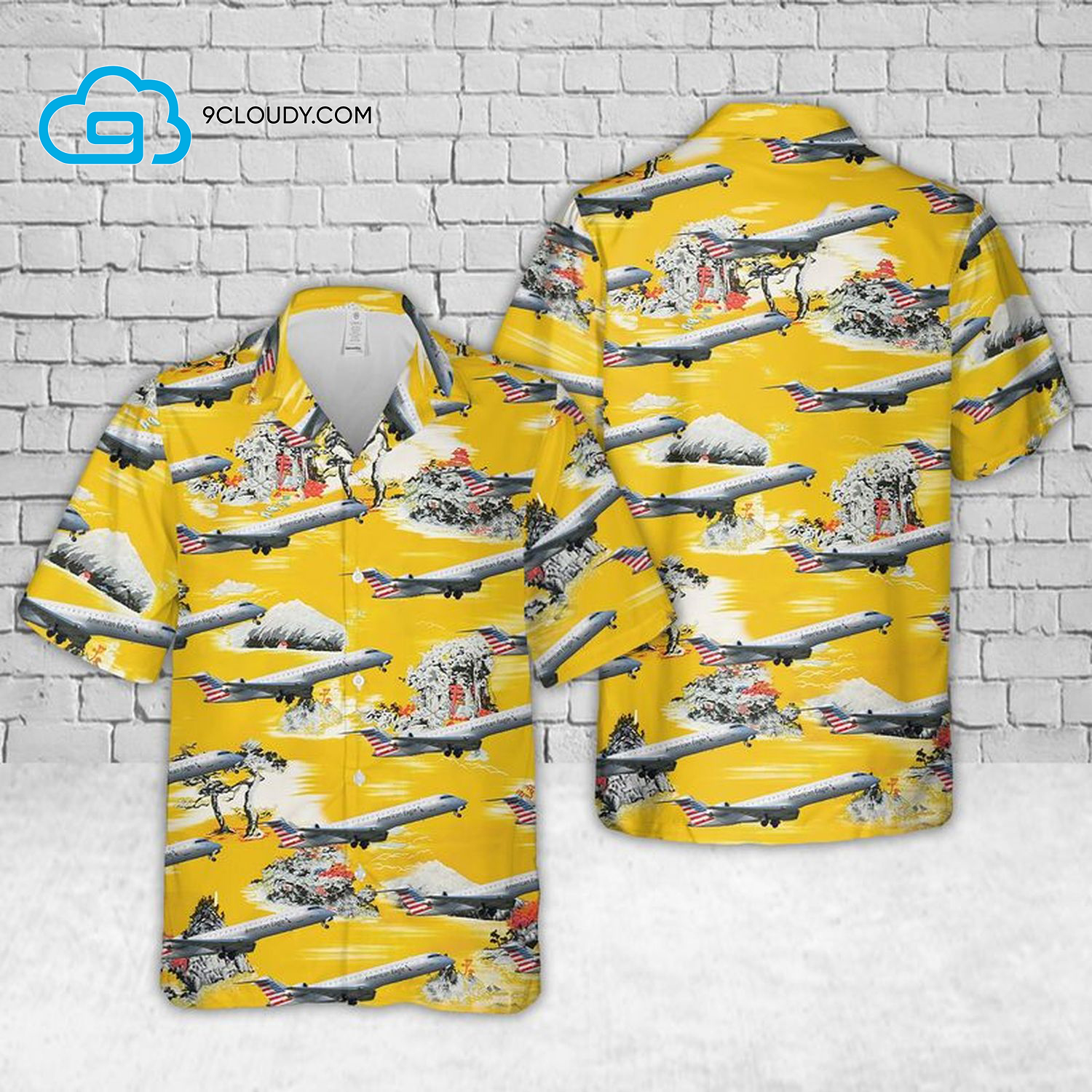 Psa Airlines Bombardier Crj700 Full Print Hawaiian Shirt Psa Airlines Bombardier Crj700 Full Print Hawaiian Shirt
