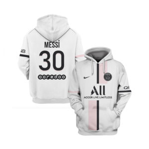 Psg Messi 3D Hoodie And Shirt