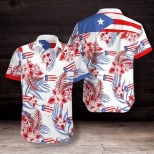 Puerto Rico Tropical Hawaiian Shirt