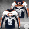 Punisher Chicago Bears 3D Hoodie