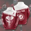 Punisher Skull Alabama Crimson Tide All Over Print 3D Hoodie