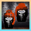 Punisher Skull Chicago Bear 3D Hoodie