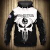 Punisher Skull Collingwood Football Club 3D Hoodie