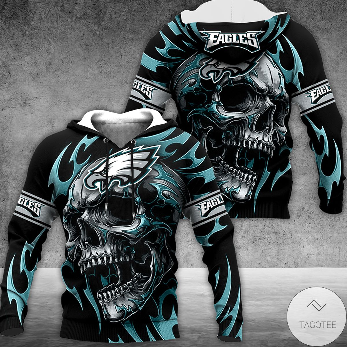 Punisher Skull Eagles 3D Hoodie Punisher Skull Eagles 3D Hoodie