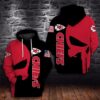 Punisher Skull Kc Chiefs 3D Hoodie