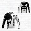 Punisher Skull Snap-On 3D All Over Print Hoodie