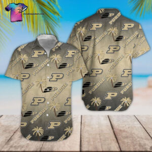 Purdue Boilermakers Football Team Hawaiian Shirt