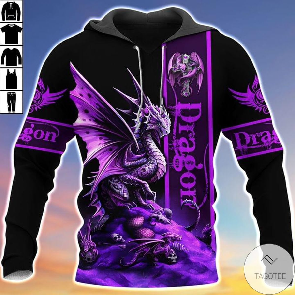 Purple Dragon Hoodie Purple Dragon Hoodie