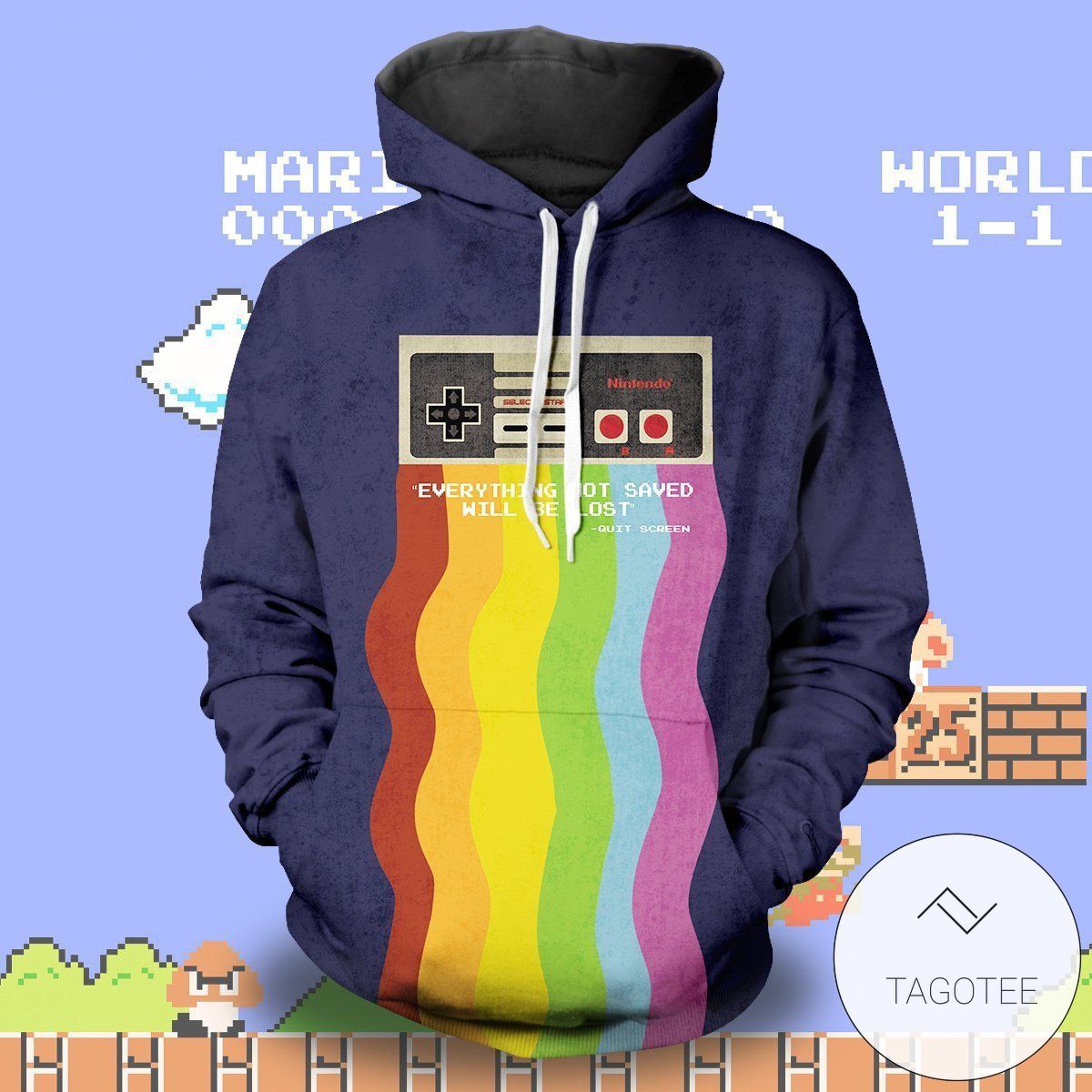 Quit Screen Pullover Hoodie- Tagotee Quit Screen Pullover Hoodie- Tagotee