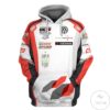 Rallying Volkswagen Motorsport Branded Unisex 3D Hoodie