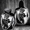 Rammstein Baby Groot 3D All Over Print Hoodie