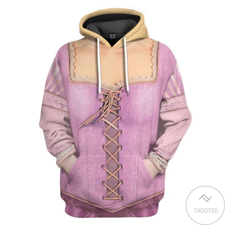 Rapunzel Princess Costume Cosplay Hoodie- Tagotee Rapunzel Princess Costume Cosplay Hoodie- Tagotee