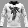 Raven Vegvisir Viking 3D Hoodie