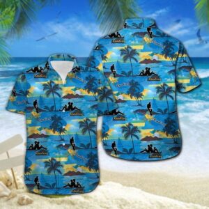 Reading Hawaiian Shirt Summer Button Up