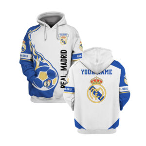 Real Madrid 3D All Over Print Hoodie And Shirt