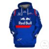 Red Bull Honda Toro Rosso Branded Unisex Racing Car 3D Hoodie
