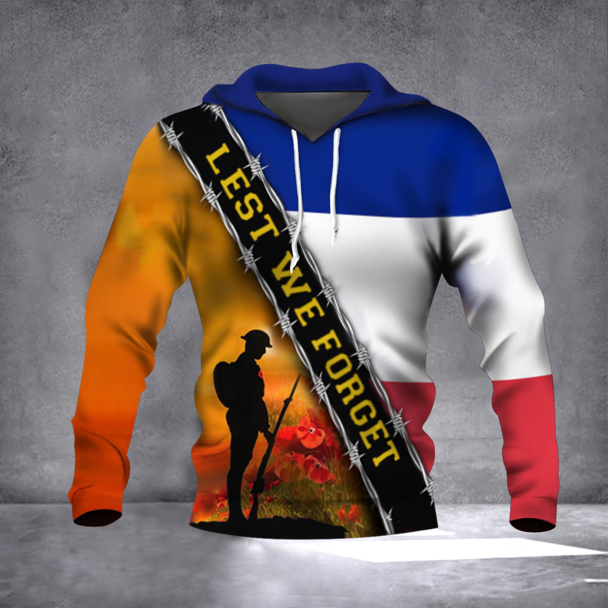 Remembrance Day French Lest We Forget 3D Hoodie Remembrance Day French Lest We Forget 3D Hoodie