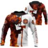 Respectful Firefighter 3D Hoodie