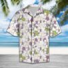 Rhode Island Violet Flower Hawaiian Shirt Summer Button Up