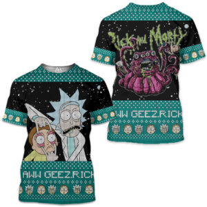 Rick And Morty Aww Geezrick 3D Shirt