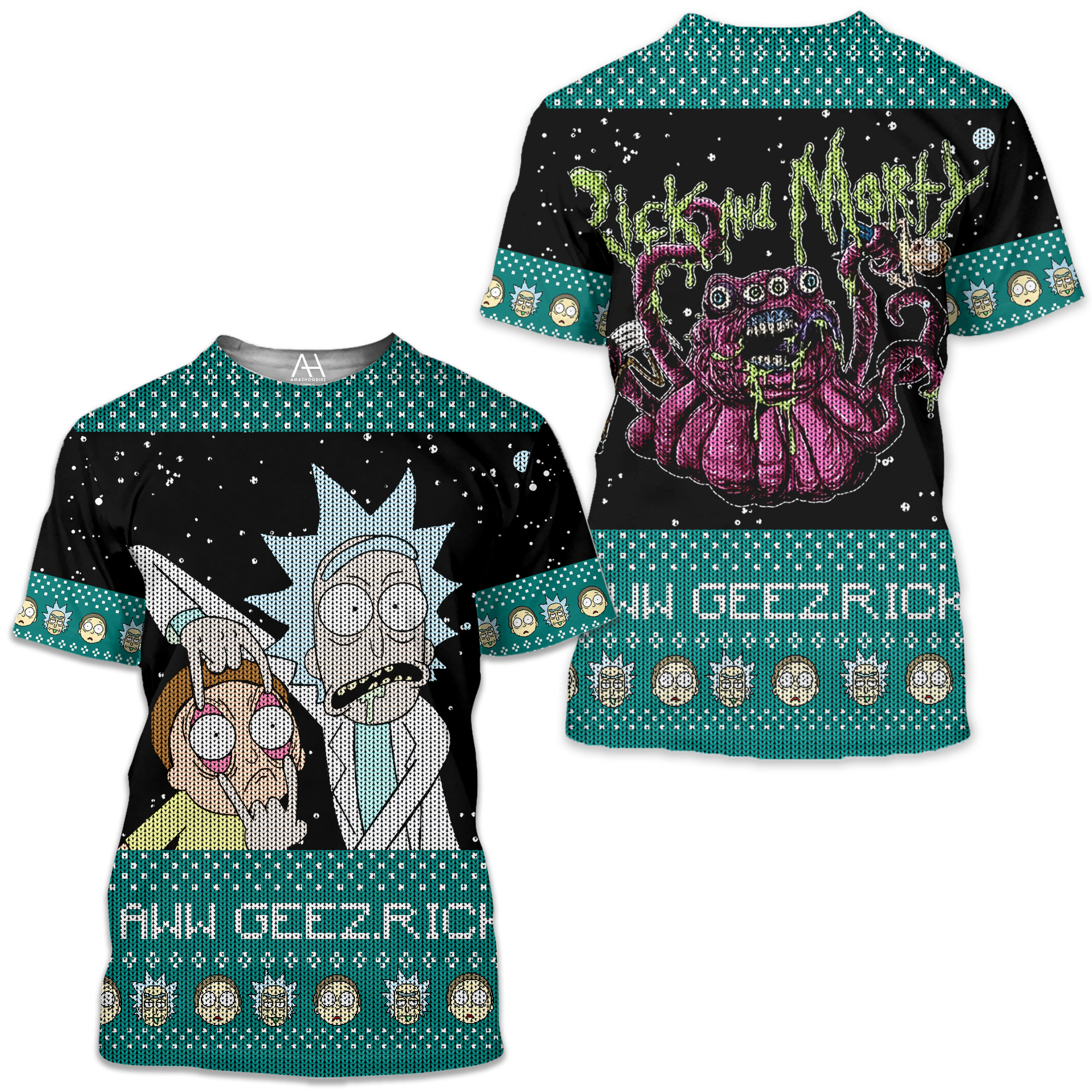 Rick And Morty Aww Geezrick 3D Shirt Rick And Morty Aww Geezrick 3D Shirt