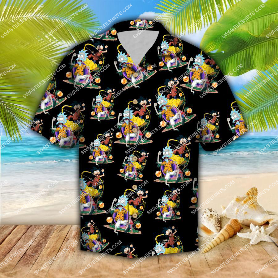 Rick And Morty Show All Over Print Hawaiian Shirt Rick And Morty Show All Over Print Hawaiian Shirt