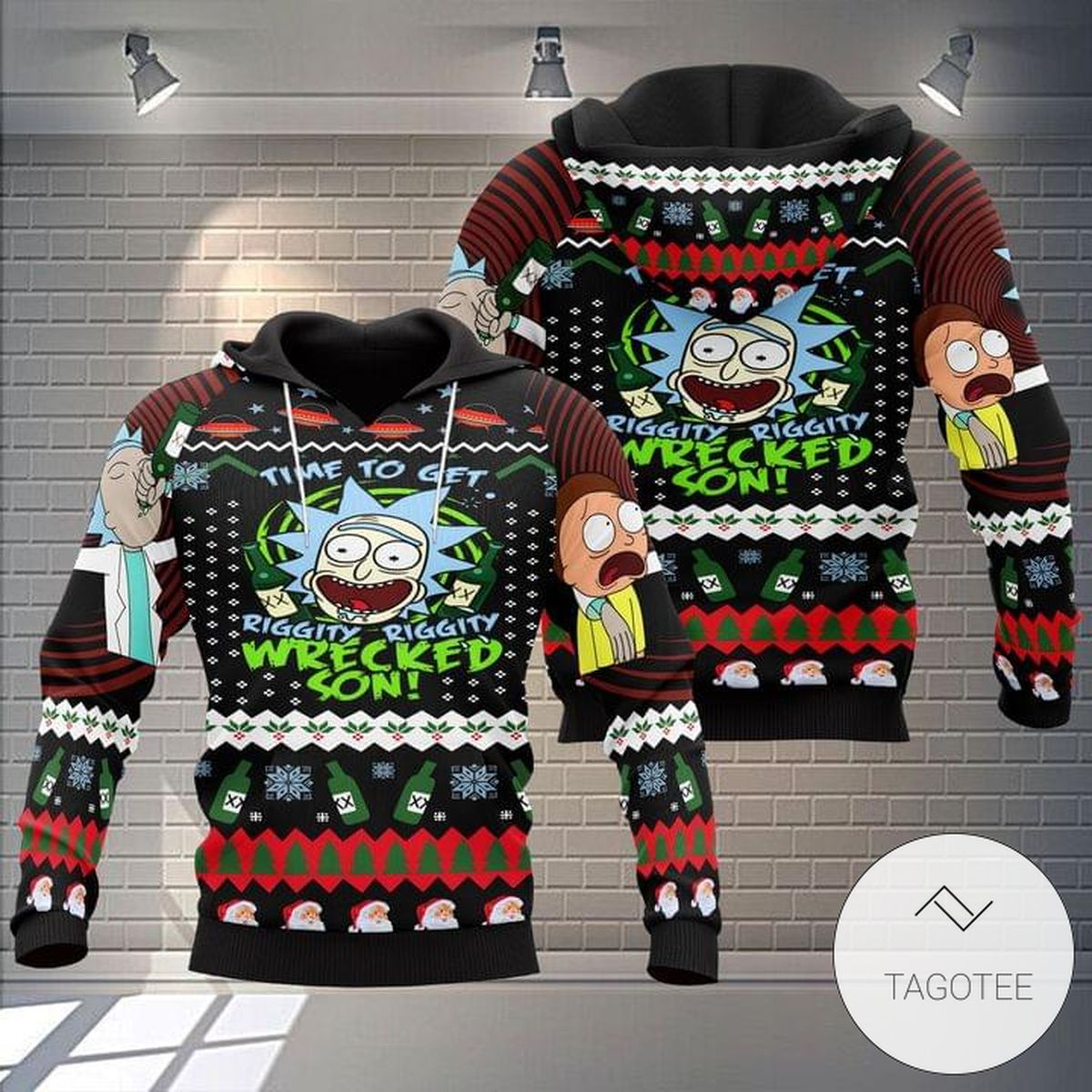 Riggity Riggity Wrecked Son Rick And Morty Hoodie Riggity Riggity Wrecked Son Rick And Morty Hoodie