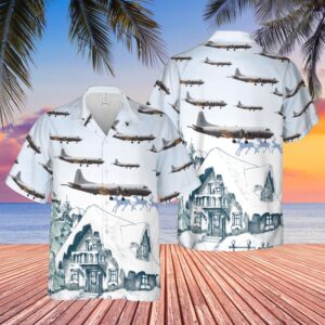 Rnzaf Lockheed P-3 Orion Santa Claus Christmas Hawaiian Shirt