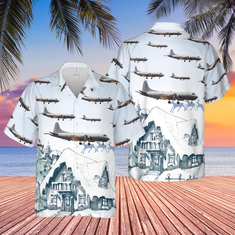 Rnzaf Lockheed P-3 Orion Santa Claus Christmas Hawaiian Shirt Rnzaf Lockheed P-3 Orion Santa Claus Christmas Hawaiian Shirt
