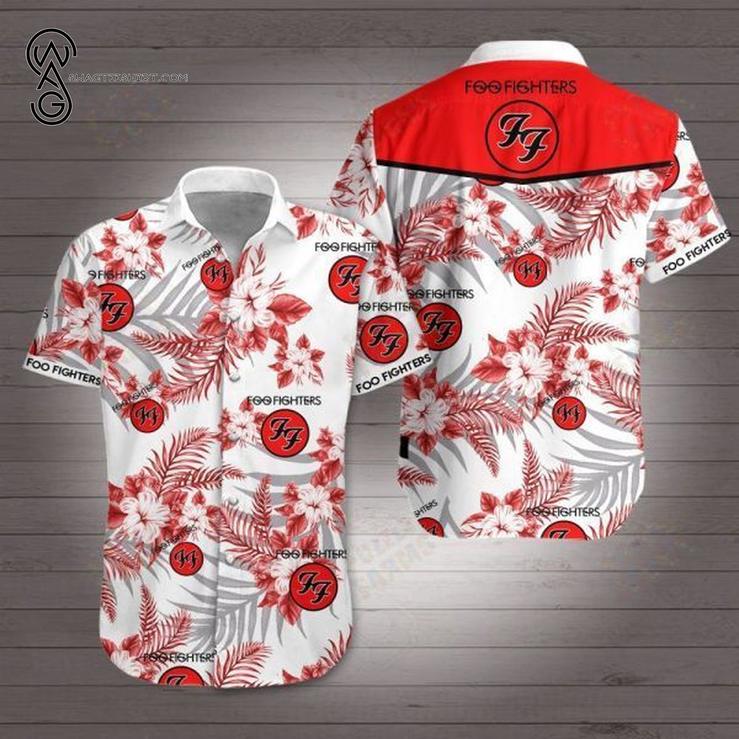 Rock Band Foo Fighters Hawaiian Shirt Rock Band Foo Fighters Hawaiian Shirt