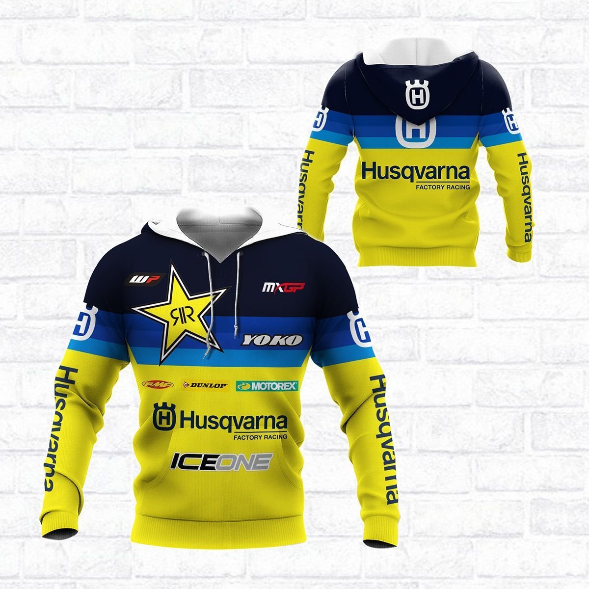 Rockstar Energy Husqvarna Factory Racing Hoodie Rockstar Energy Husqvarna Factory Racing Hoodie