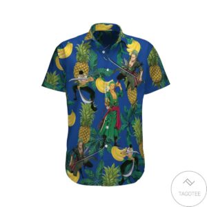 Roronoa Zoro Play Fruit Ninja Hawaiian Shirt
