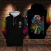 Rose Autism Accept Understand Love 3D Hoodie