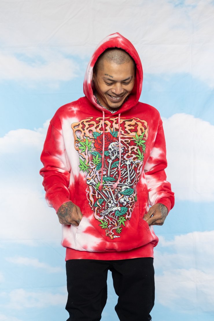 Rose Skeleton Everything We Had Went Up In Smoke 3D Hoodie Rose Skeleton Everything We Had Went Up In Smoke 3D Hoodie