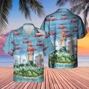 Royal Air Force Red Arrows Hawaiian Shirt