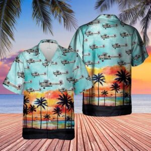 Royal Navy Historical Fairey Swordfish Hawaiian Shirt