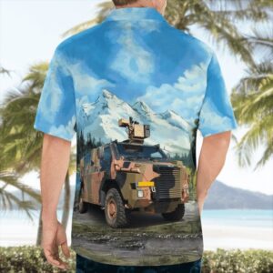 Royal Netherlands Army Bushmaster Protected Mobility Vehicle Hawaiian Shirt