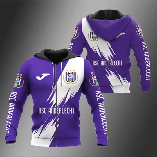 Rsc Anderlecht 3D All Over Print Hoodie Rsc Anderlecht 3D All Over Print Hoodie