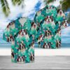 Saint Bernard Tropical Hawaiian Shirt Summer Button Up
