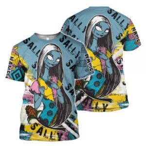 Sally The Nightmare Before Christmas Custom Name 3D Shirt And Hoodie