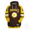 San Diego Padres Branded Team Unisex 3D Hoodie