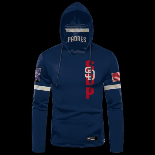 San Diego Padres Custom Personalized 3D Hoodie Mask San Diego Padres Custom Personalized 3D Hoodie Mask