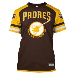 San Diego Padres Custom Personalized 3D Shirt