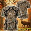 San Francisco 49Ers Nfl Camo 3D Shirt