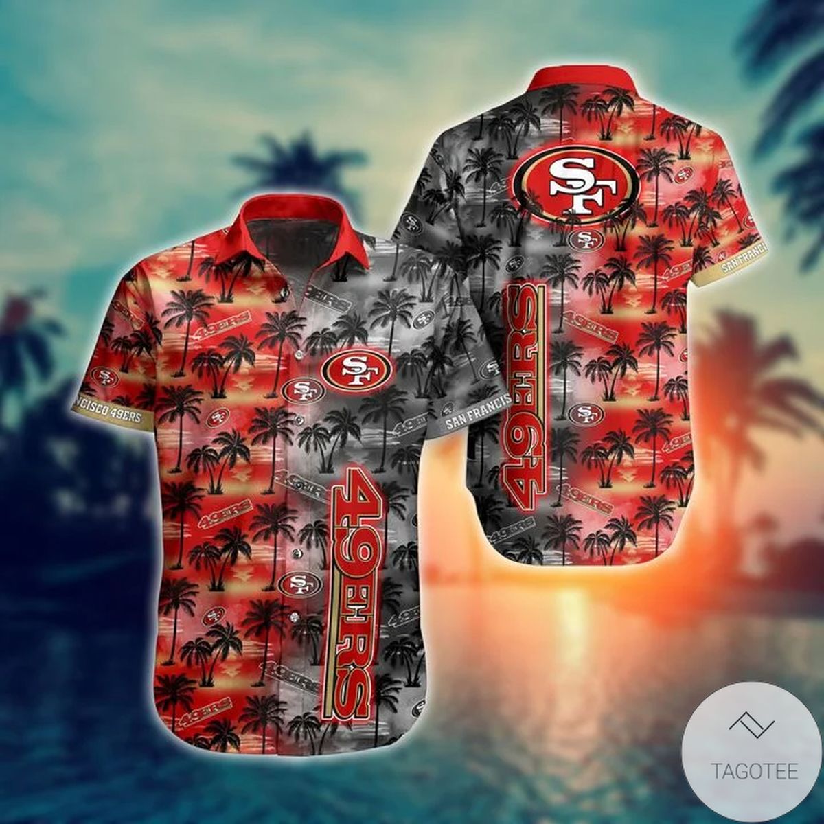 San Francisco 49Ers Nfl Hawaiian Shirt San Francisco 49Ers Nfl Hawaiian Shirt