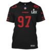 San Francisco 49Ers Nick Bosa 97 Super Bowl Liv 3D Shirt
