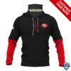 San Francisco 49Ers Ver 01 Personalized 3D Mask Hoodie
