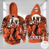 San Francisco Giants Deadpool 3D Hoodie